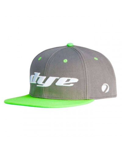 Кепка Dye Hat Snap Logo grey/lime