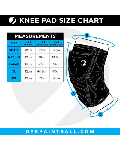 Защита колен Dye Performance Knee Pads (black/blue)