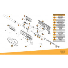 Field Blaster Barrel Base #04