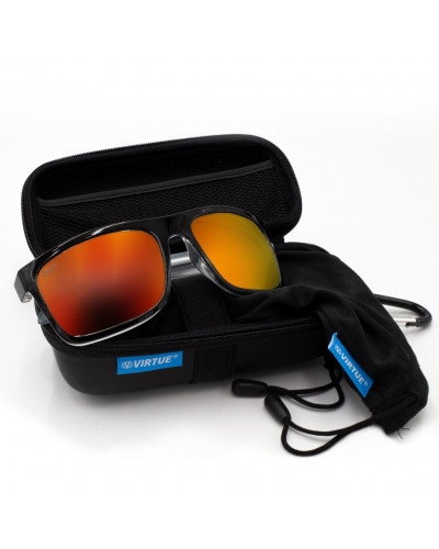 VIRTUE V-PARAGON POLARIZED SUNGLASSES - POLISHED WHITE FIRE в магазине DRPaint.ru