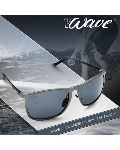 VIRTUE V-WAVE POLARIZED SUNGLASSES - BLACK в магазине DRPaint.ru