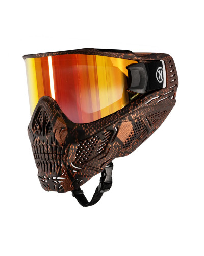 Маска HSTL® Skull Goggle Snake Red w/ Fire Lens