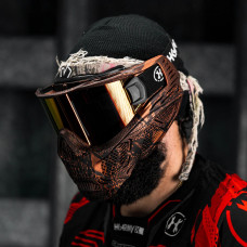 Маска HSTL® Skull Goggle Snake Red w/ Fire Lens