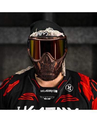 Маска HSTL® Skull Goggle Snake Red w/ Fire Lens