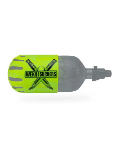 Чехол балона Bunkerkings - Knuckle Butt Tank Cover - WKS Knife - Lime