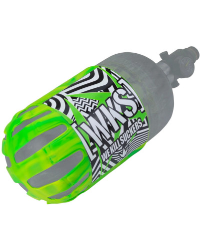 Чехол балона Bunkerkings - Knuckle Butt Tank Cover - WKS Knife - Lime