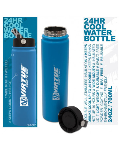 Бутылочка для воды Virtue Stainless Steel 24Hr Cool Water Bottle - 710ml - Blue