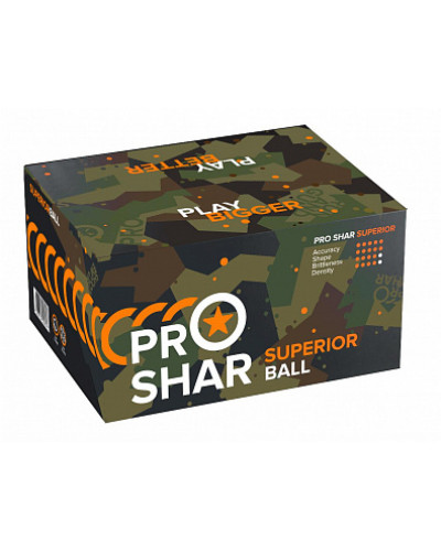 Шары для пейнтбола PRO-SHAR Premium Superior (0,68) 2000 шт