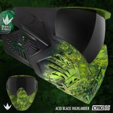 Маска Bunkerkings CMD Goggle - Acid Black Highlander