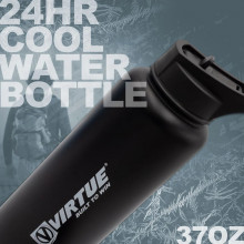 Бутылочка для воды Virtue Stainless Steel 24Hr Cool Water Bottle - 1100ml - Black