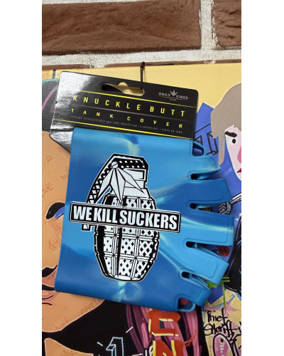 Чехол балона Bunkerkings - Knuckle Butt Tank Cover - WKS Grenade - blue