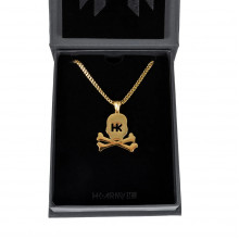 Подвеска HK Skull Franco Chain - 3mm Gold