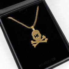 Подвеска HK Skull Franco Chain - 3mm Gold