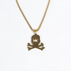 Подвеска HK Skull Franco Chain - 3mm Gold