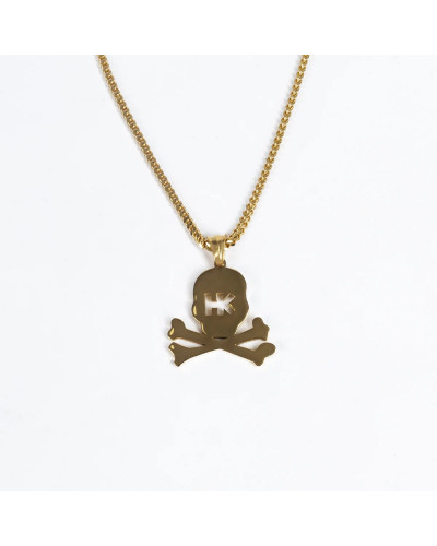 Подвеска HK Skull Franco Chain - 3mm Gold
