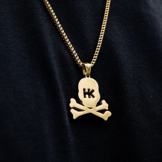 Подвеска HK Skull Franco Chain - 3mm Gold