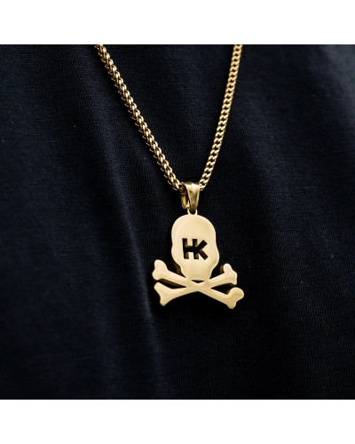 Подвеска HK Skull Franco Chain - 3mm Gold