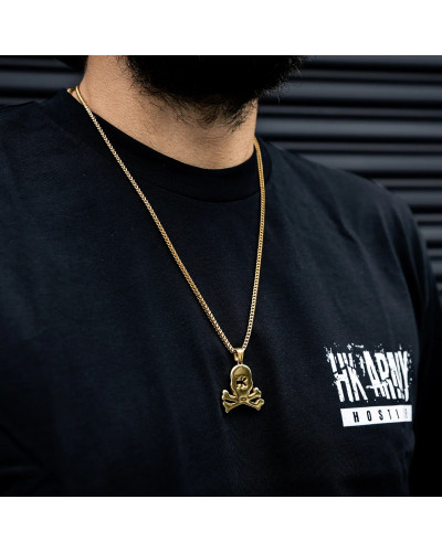 Подвеска HK Skull Franco Chain - 3mm Gold