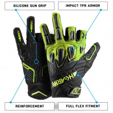 Перчатки HK Army Hardline Armored Glove - Energy