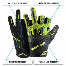 Перчатки HK Army Hardline Armored Glove - Energy