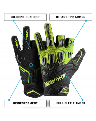 Перчатки HK Army Hardline Armored Glove - Energy
