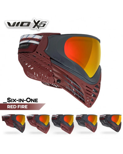 Маска Virtue VIO X6 Goggle - Red Fire в магазине DRPaint.ru
