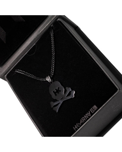 Подвеска HK Skull Franco Chain - 3mm Polished Black