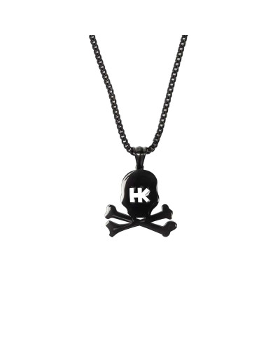 Подвеска HK Skull Franco Chain - 3mm Polished Black