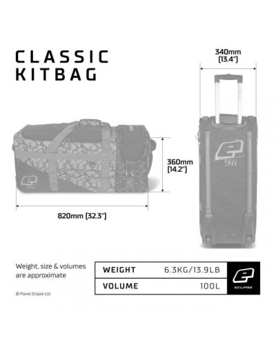 Сумка Planet Eclipse GX2 Classic Kitbag (Blue)