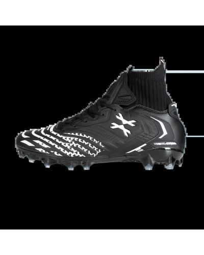 Бутсы LT Diggerz_X1 - Low Top Cleats - черно/белый