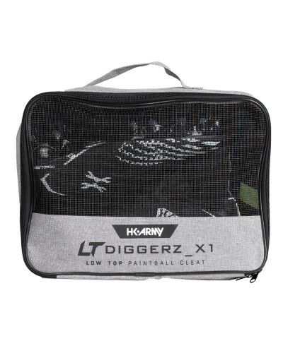 Бутсы LT Diggerz_X1 - Low Top Cleats - черно/белый