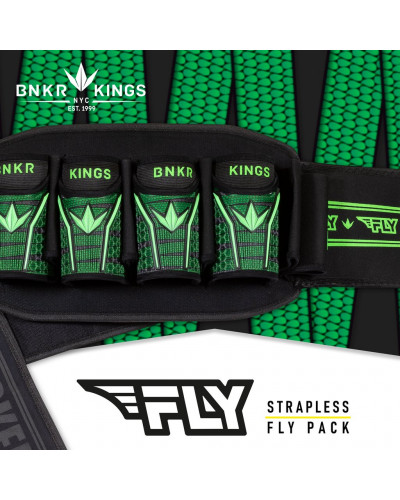 Харнес BUNKERKINGS FLY PACK - 4+7 LIME LACES в магазине DRPaint.ru