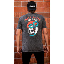 Майка HK army Snake Killer - T-Shirt - Black Acid Wash