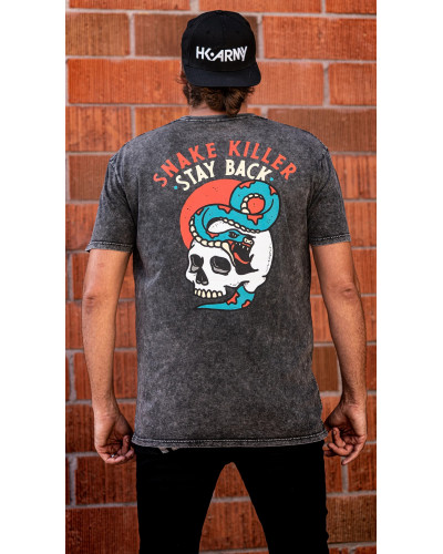 Майка HK army Snake Killer - T-Shirt - Black Acid Wash