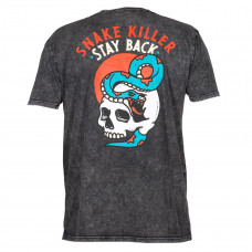 Майка HK army Snake Killer - T-Shirt - Black Acid Wash