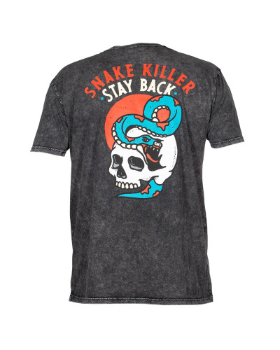Майка HK army Snake Killer - T-Shirt - Black Acid Wash